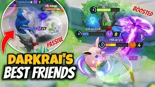 Darkrai Boosted & Passive makes Wigglytuff & Snorlax his Best Friends - Pokemon Unite