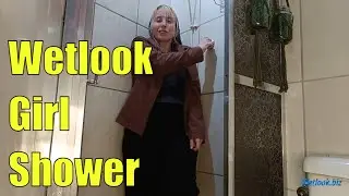 Wetlook shower | Wetlook girl pants | Wetlook jacket