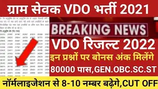vdo result 2021/VDO CUT OFF 2021/gram sevak cut off/vdo safe score 2021/VDO ANSWERKEY 2021/vdo news