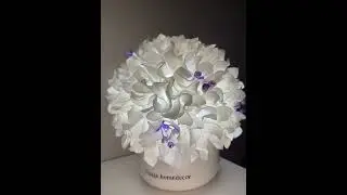 Светильник ночник гортензия с цветочками