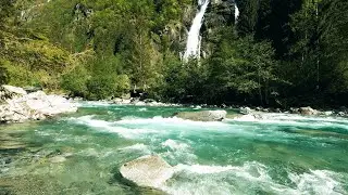 RIVER FLOW sounds video for background