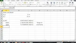 Radiation Exposure from fire - Shokri and Beyler and point source models - programming into Excel