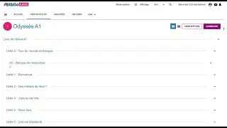 Plateforme CLE International : Biblio Exos