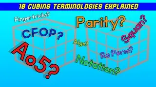 10 Cubing Terminologies EXPLAINED!