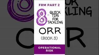 FRM Part 2 | 8 Quick Tips for Tackling the Operational Risk Book (Book 3)