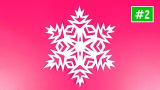 ❄Красивые снежинки из бумаги + шаблоны❄ Как сделать снежинку из бумаги❄Схемы и вырезание снежинок