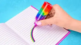 VAY CANINA! 🌈 HERKES İÇİN GÖKKUŞAĞI RENGİNDE EL İŞLERİ || Okul ve Ev İçin Kendin Yap İşler
