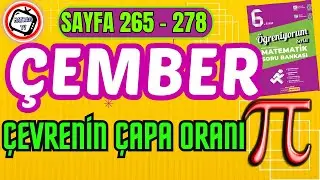 Çemberin Çevresinin Çapına Oranı, Matsev Öğreniyorum Serisi, Sayfa 265-268