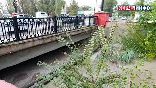 Речка Мелек-Чесме едва не вышла из берегов