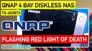 QNAP Status Light Flashing Red TS-453BT3 NAS BIOS Flash Full disassembly repair attempt