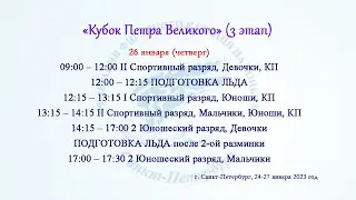 «Кубок Петра Великого» (3 этап), 26.01