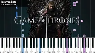 [Intermediate] Main Theme of Game of Thrones | Piano Tutorial