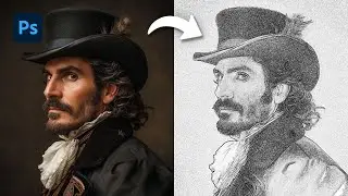 Photoshop : Transformer une photo en dessin (Tuto facile & rapide)