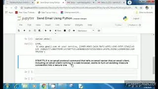 Lecture 25: Sending an email Using Python