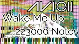 [Black MIDI] Avicii - Wake Me Up - 223K Notes
