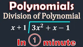 How to divide the polynomial ? | Polynomial Basics  #polynomials #division #class10 #class9 #shorts
