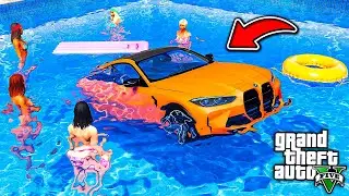 ПРЯТКИ НА МАШИНАХ ! BMW M4 G82 В БАССЕЙНЕ ? ТОП 1 НЫЧКА - ГТА 5 РОССИЯ ⚡ ГАРВИН