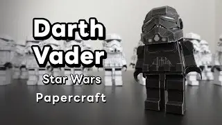 HOW TO MAKE - Darth Vader (Star Wars) papercraft