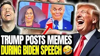 Trump TROLLS Biden's State of the Union with MEMES And Hilarious Posts | 'DRUGS Are Wearing OFF!' 🤣