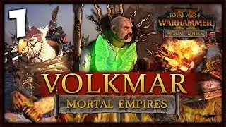 THE GRIM EMPIRE! Total War: Warhammer 2 - Mortal Empires: Volkmar Campaign #1