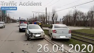 Подборка аварии ДТП на видеорегистратор за 26.04.2020 год