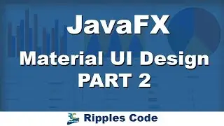 JAVAFx Tutorial 37- Material UI Design Part 2