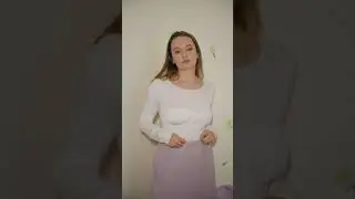 Сшила белый лонгслив с драпировкой, вдохновившись идеей с Pinterest 