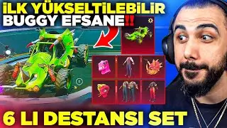 OYUNUN İLK DESTANSI 4 SEVİYE BUGGYSİ!! 😮 6'LI YENİ SET EFSANE! | PUBG MOBILE