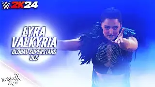 WWE 2K24: Lyra Valkyria Entrance, Signatures & Finishers (Global Superstars DLC)