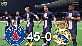 When Messi & Ronaldo & Mbape  & Haaland & Neymar play together | Real Madrid vs vs Paris | EAFC25