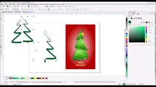 Рисуем елочку в CorelDraw x8