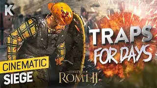 A Siege of Traps: 3v3 becomes 2v3 w/ Cinematics & Intense Finale - Rome 2 Total War Multiplayer