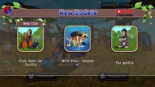 🔴 LIVE | WildCraft: New Update🐾WildPass - Season 4 - LVL 5