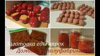 ЗАГОТОВКА ЕДЫ ВПРОК/ ДОМАШНИЕ ПОЛУФАБРИКАТЫ
