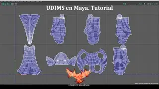 UDIMS en Maya y Substance Painter / UDIMS in Maya tutorial