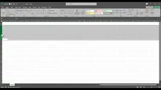 Change Excel Row / Column - Height / Width