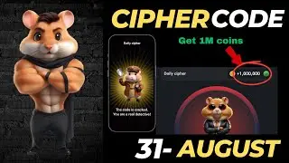 how to solving today cipher code on hamster kombat | 31 August cipher code cracked