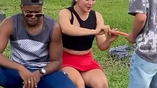 Reaction to seeing an erect penis