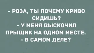 У меня выскочил прыщик на одном месте. Смех! Юмор! Позитив!
