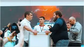 Кадры с чемпионата России по пощечинам и удары чемпиона Камоцкого 