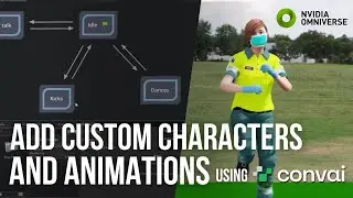 How to Add Custom Characters and Animations with Convai Extension in Omniverse