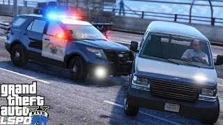 GTA 5 LSPDFR Police Mod 325 | California Highway Patrol Ends Pursuit With The Pit Maneuver | CHP