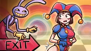 Pomni Found The Wrong Exit Door - Animation