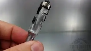 Алмазная фреза «PCD» обгонного типа кромочная Z1+1 (с нижним подшипником) для фрезера ручного