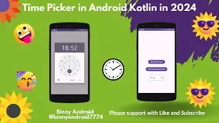 time picker in android kotlin