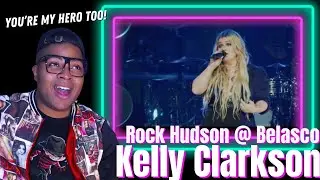 She Sounds INCREDIBLE | SINGER REACTS to Kelly Clarkson - Rock Hudson (Live @ Belasco) | REACTION