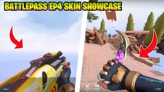 Valorant New Battlepass Karambit Animation and Skins Showcase - Valorant Battlepass Episode 4 Act 1