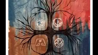 Very soon in this chanlle / The four elements of the world / Abstract drawing