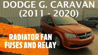 Dodge Grand Caravan - RADIATOR FAN FUSES AND RELAY LOCATION (2011 - 2020)