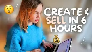 Watch me create & sell a digital product in 6 hours (yes, really) 👀